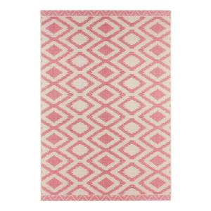 Tapis intérieur / extérieur Isle Fibres synthétiques - Rose - 70 x 140 cm