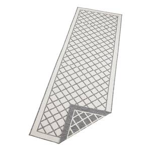 Tapis de couloir Sydney Fibres synthétiques - Gris - 80 x 350 cm