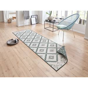 Tapis de couloir Malibu Polypropylène - Vert foncé - 80 x 250 cm