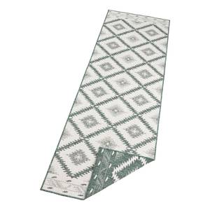 Tapis de couloir Malibu Polypropylène - Vert foncé - 80 x 250 cm