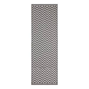 Tapis de couloir Palma Polypropylène - Noir - 80 x 250 cm