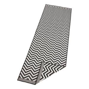 Tapis de couloir Palma Polypropylène - Noir - 80 x 250 cm