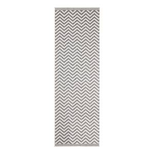 Tapis de couloir Palma Polypropylène - Gris - 80 x 350 cm