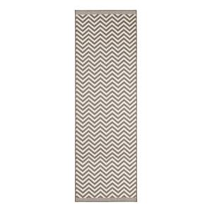 Tapis de couloir Palma Polypropylène - Marron - 80 x 350 cm