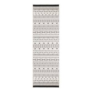 Tapis de couloir Kuba Polypropylène - Noir - 80 x 250 cm