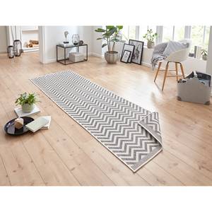 Tapis de couloir Palma Polypropylène - Gris - 80 x 250 cm