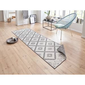 Tapis de couloir Malibu Polypropylène - Gris - 80 x 350 cm