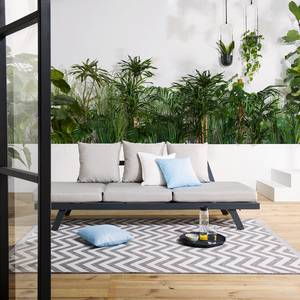 In- & outdoorvloerkleed Palma polypropeen - Grijs - 160 x 230 cm
