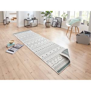 Tapis de couloir Kuba Polypropylène - Vert foncé - 80 x 350 cm