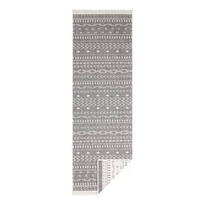 Tapis de couloir Kuba Polypropylène - Gris - 80 x 350 cm