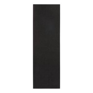 Tapis de couloir Nature Fibres synthétiques - Noir - 80 x 350 cm