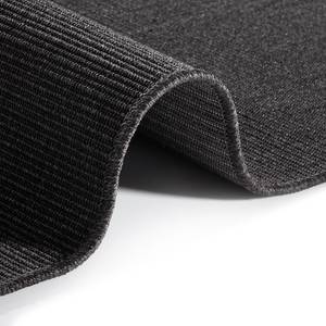 Tapis de couloir Nature Fibres synthétiques - Noir - 80 x 250 cm