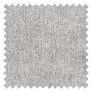 Divano angolare Mundau Tessuto Cuna: grigio chiaro - Longchair preimpostata a destra - Funzione letto