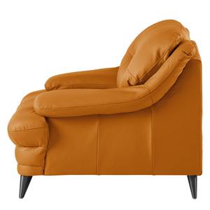 Fauteuil Lutz II echt leer - Goudbruin