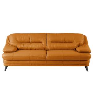 Sofa Lutz II (3-Sitzer) Echtleder - Goldbraun