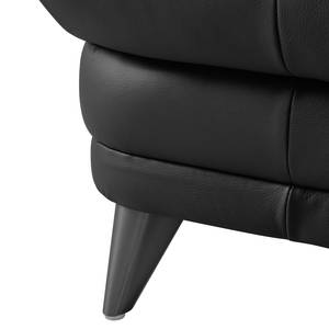 Fauteuil Lutz II Cuir véritable - Noir