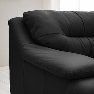 Fauteuil Lutz II echt leer - Zwart