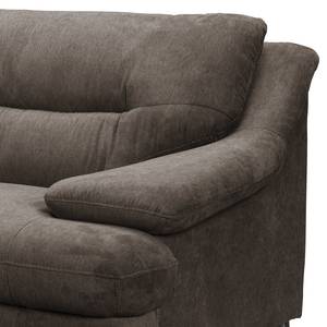 Fauteuil Lutz I Microfibre - Marron foncé