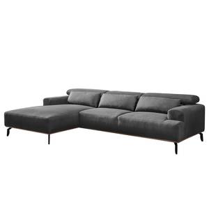 Ecksofa Tuzen Microfaser - Longchair davorstehend links