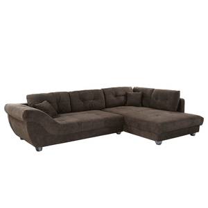 Ecksofa Kagel Webstoff - Braun