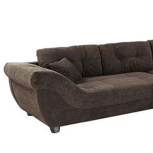 Ecksofa Kagel Webstoff - Braun