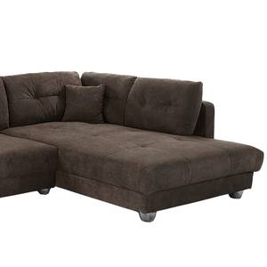 Ecksofa Kagel Webstoff - Braun