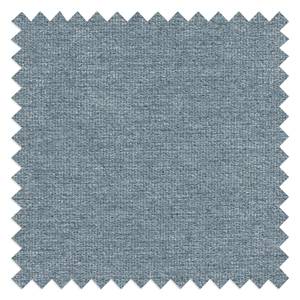 Hoekbank Latur II geweven stof - Blauw grijs - Longchair vooraanzicht links