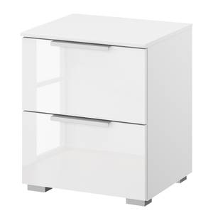 Comodino SKØP x2 Bianco lucido / Bianco alpino - Larghezza: 40 cm - Colore del corpo