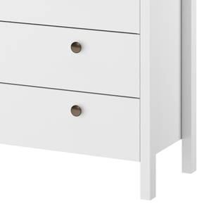 Commode SKØP country Blanc - Bois manufacturé - 89 x 90 x 42 cm