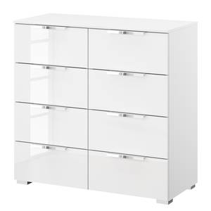 Buffet SKØP x8 Blanc brillant / Blanc alpin - Chrome