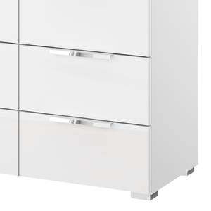 Buffet SKØP x8 Blanc brillant / Blanc alpin - Chrome