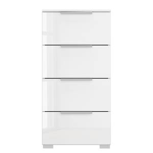 Buffet SKØP x4 Blanc brillant / Blanc alpin - Largeur : 40 cm - Aluminium