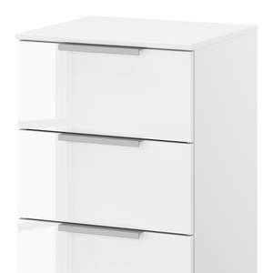 Buffet SKØP x4 Blanc brillant / Blanc alpin - Largeur : 40 cm - Aluminium