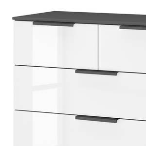 Buffet SKØP x4+2 Blanc brillant / Graphite - Couleurs du corps