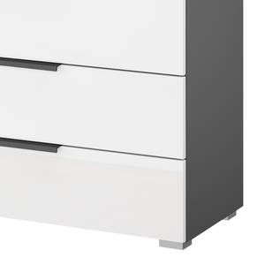 Buffet SKØP x4+2 Blanc brillant / Graphite - Couleurs du corps