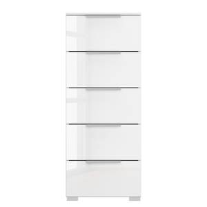 Buffet SKØP x5 Blanc brillant / Blanc alpin - Largeur : 40 cm - Aluminium