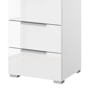 Buffet SKØP x5 Blanc brillant / Blanc alpin - Largeur : 40 cm - Aluminium