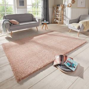 Tapis épais Orly Couleur pastel abricot - 80 x 150 cm