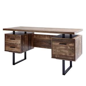 Bureau CLB 150 Donkere eikenhouten look/Zwart