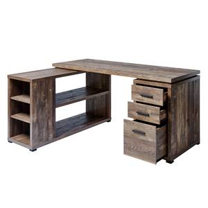 Bureau CLB 355 E Donkere eikenhouten look/Zwart