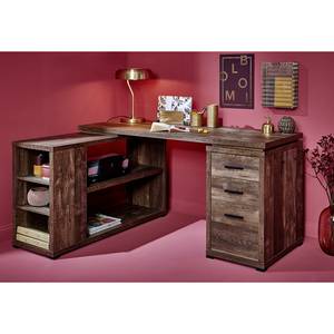 Bureau CLB 355 E Donkere eikenhouten look/Zwart