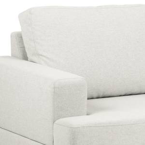 Ecksofa Holsbeek I Webstoff - Longchair davorstehend rechts - Braun