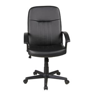 Fauteuil de direction Anton Imitation cuir / Matière plastique - Noir