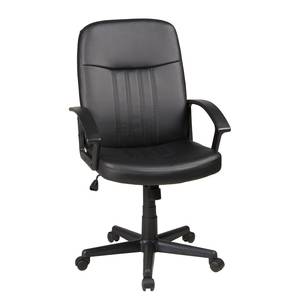 Fauteuil de direction Anton Imitation cuir / Matière plastique - Noir