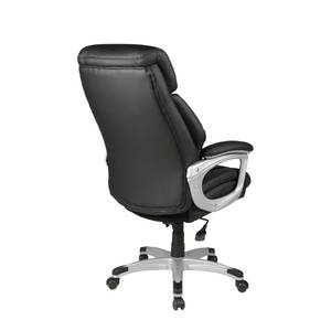 Fauteuil de direction Alonso Imitation cuir / Matière plastique - Noir / Argenté