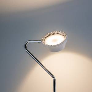 LED-staande lamp Ramos II aluminium / roestvrij staal - 2 lichtbronnen
