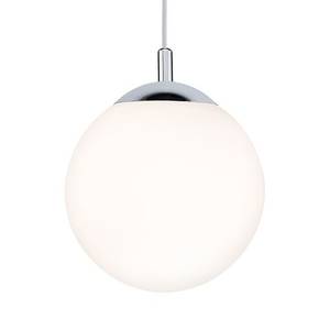 Hanglamp Globe melkglas / chroom - 1 lichtbron