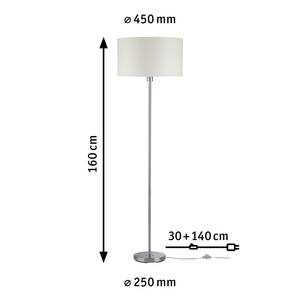Staande lamp Tessa textielmix / ijzer - 1 lichtbron