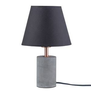 Lampe Tem Tissu mélangé / Béton - 1 ampoule