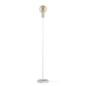 Staande lamp Nordin II aluminium / marmer- 1 lichtbron